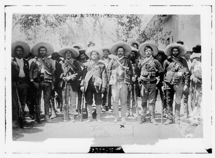 Villa & staff, Mexico (LOC)