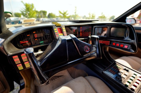 Garden City, New York. 15th June 2013. A Knight Rider Car, which was used for promo shots for the 2008 TV pilot, is at the Eternal Con Pop Culture Expo, which was hosted by the Cradle of Aviation Muse...