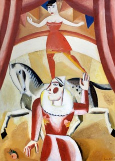 Le Cirque - Circus  1924 Gustave De Smet 1877-1943 Belgian Belgium