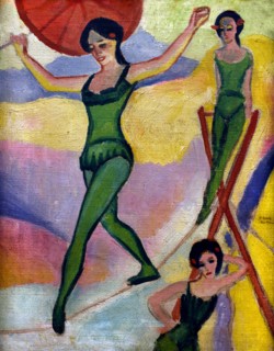 Seiltänzerinnen - Rope Dancers 1910  August Macke 1887-1914 German Germany