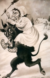 1900s Germany The Krampus Devil Postcards Poster