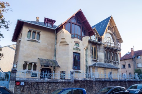 Villa Majorelle, Art Nouveau house, 1901-1902 by Henri Sauvage, Rue Louis Majorelle, Nancy, Meurthe-et- Moselle, (Grand Est), France