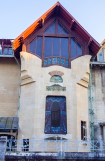 Villa Majorelle, Art Nouveau house, 1901-1902 by Henri Sauvage, Rue Louis Majorelle, Nancy, Meurthe-et- Moselle,  (Grand Est), France