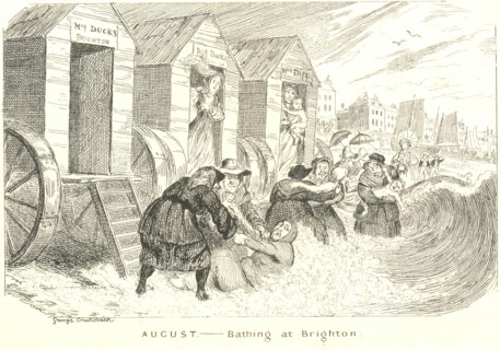 August from Cruikshank's Comic Almanack