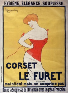 Affiche Corset Le Furet Cappiello