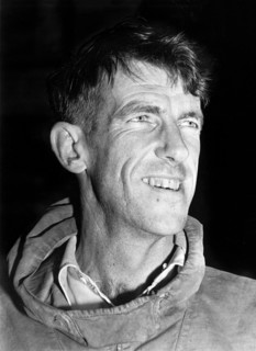 Sir Edmund Hillary (1919-2008), portrait of the New Zealand mountaineer, c.1953.