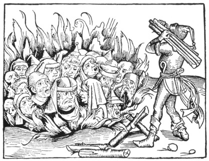 Protestants and Jews accused of heresy and witchcraft being burned alive. The Spanish Inquisition was established in 1480 by Catholic Monarchs Ferdinand II of Aragon and Isabella I. It was intended to...