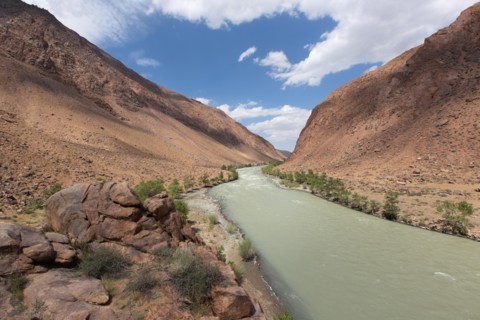 Landscapes of Mongolia, Hovd river