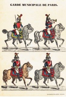 Garde Municipale de Paris par Pellerin, Second Empire