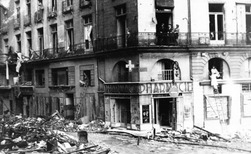 world war ii : bombing of nantes, France