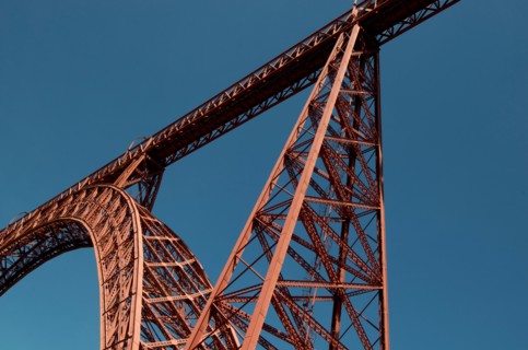 Viaduct of Garabit, built by Gustave Eiffel. Auvergne, France, Europe.
