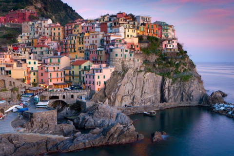 Manarola, Italy, Europe, Liguria, Cinque Terre, sea, Mediterranean Sea, coast, steep coast, village, houses, homes, rocks, cliff