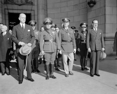 Col. Fulgencio Batista, Cuba's Dictator, arriving in Washington in 1938