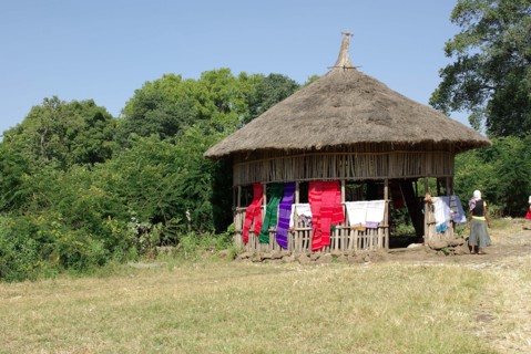 African hut in Ethiopia