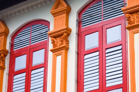 colorful house, little india, singapore
