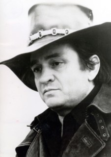 Portrait of singer Johnny Cash