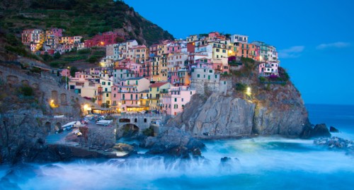 Manarola fisherman village in Cinque Terre, Italy