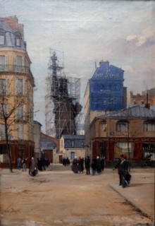 Victor Dargaud The statue of Liberty by Bartholdi in the workshop of Gaget-Gauthier rue de Chazelles Paris