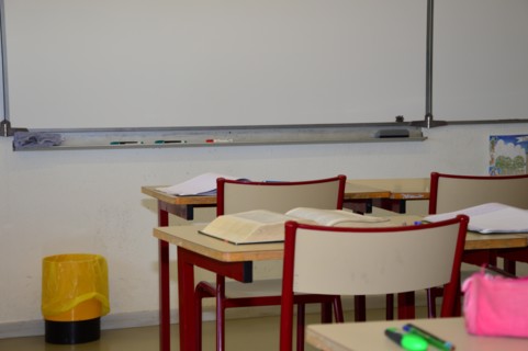 Inside a school in the South of France