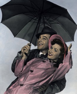 Du sollst mein Gluecksstern sein, (SINGIN' IN THE RAIN) USA 1952, Regie: Gene Kelly, GENE KELLY, DEBBIE REYNOLDS, Stichwort: Regenschirm