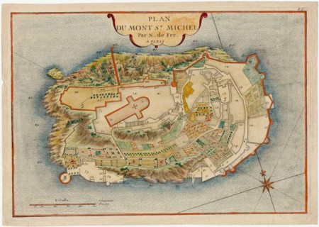 Plan du Mont Saint Michel XVIIe