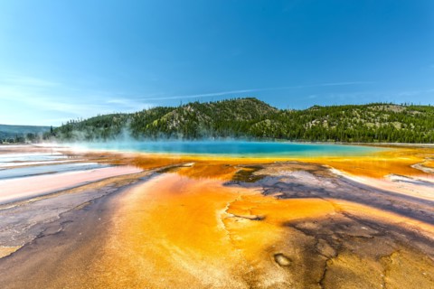 Grand Prismatic Spring in Yellowstone National Park