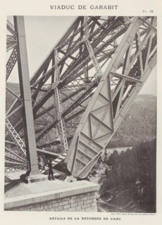 Viaduc de Garabit Planche 19 - Mémoire de G. Eiffel