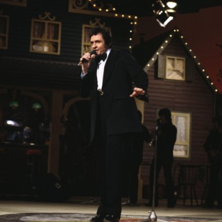 JOHNNY CASH in the Show: 'Freddy Quinn and his friends' (1980) / Überschrift: Johnny Cash