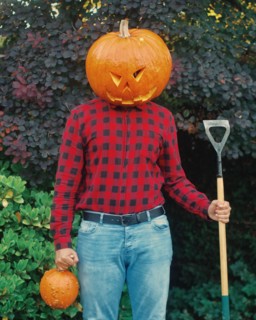 Pumpkin head Halloween costume