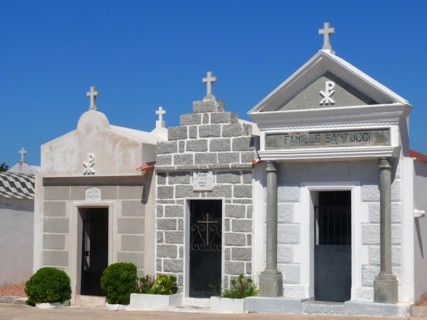 San Franzé marine cemetery, Bonifacio, Bunifaziu, Corsica, France