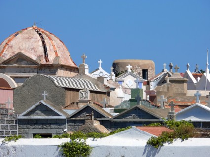 San Franzé marine cemetery, Bonifacio, Bunifaziu, Corsica, France
