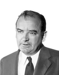Joseph McCarthy. Portrait of the Republican Senator from Wisconsin, Joseph Raymond McCarthy (1908-1957), June 1954