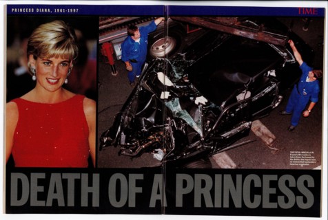 Time magazine headline on the death of Princess Diana