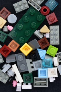 Lego Bricks In Lego Store And Nanoblock Bricks And Sets Up Close