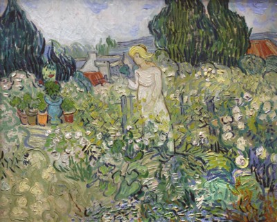 Mademoiselle Gachet in her garden at Auvers-sur-Oise 1890 Vincent van Gogh 1853– 1890 the Netherlands Dutch Post-Impressionist painter