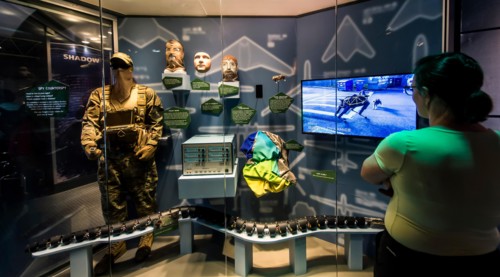 Washington, DC, USA. 10th Oct, 2017. The International Spy Museum explores the craft, practice, history and contemporary role of espionage, and is the only museum in the world to provide a global pers...
