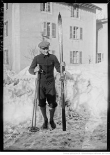 Haug Thorleif en 1924 à Chamonix