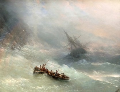 Ivan Aivazovsky
Ecole russe
L'arc en ciel
1835
Huile sur toile (102 x 132 cm)
Moscou, Galerie
