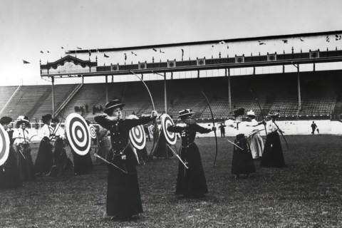 Women's archery at the summer Olympic Games London in 1908