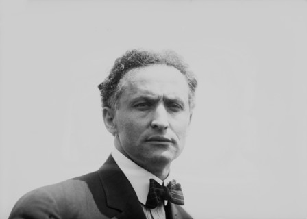 Illusionist and escape artist Harry Houdini, New York City, 7th July 1912. That same day he performed his famous stunt in which he was submerged in the East River in a crate. He escaped in just under ...