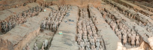 Terracotta warriors and horses, Xi'an, Shaanxi Province, China