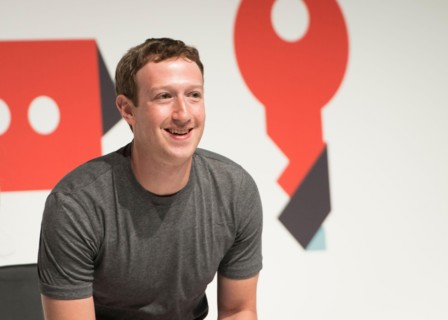 Mark Zuckerberg speaking at the Mobile World Congress 2015, Fia Barcelona Gran Via Conference Centre - Barcelona