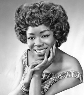 SARAH VAUGHAN (1924-1990) Promotional photo of American jazz singer about 1948