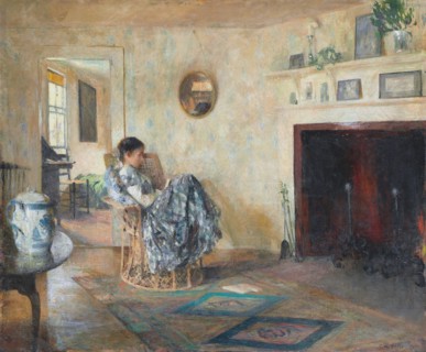 Frank Weston Benson
Ecole américaine
Rainy Day
1906
Huile sur toile (63,5 x 76,2 cm)
Chicago,
