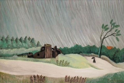 Henri Rousseau
Ecole française
Un Matin De Pluie
1896-1897
Huile sur toile (37,3 x 54,3