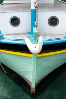 Colourful boat, pareidolia