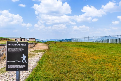 BUTARE, RWANDA - JANUARY 30: massgraves in Butare, Rwanda on January 30,2012. The Rwandan Genocide was the 1994 mass murder of an estimated 800,000 pe