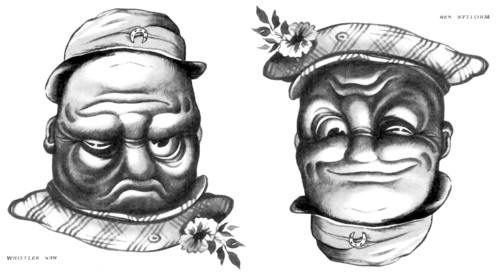 Rex Whistler - The “Reversible Faces” of Rex Whistler - Scotsman and Englishman