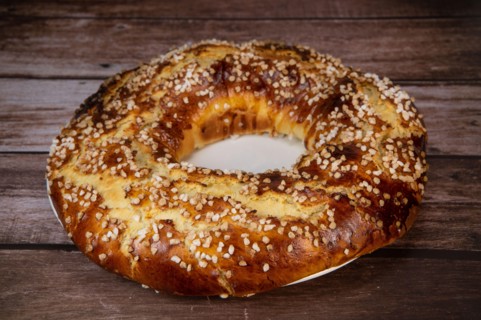 Epiphany cake or galette des rois in French