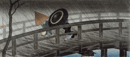 Rain on Izumi Bridge by Hiroaki Takahashi